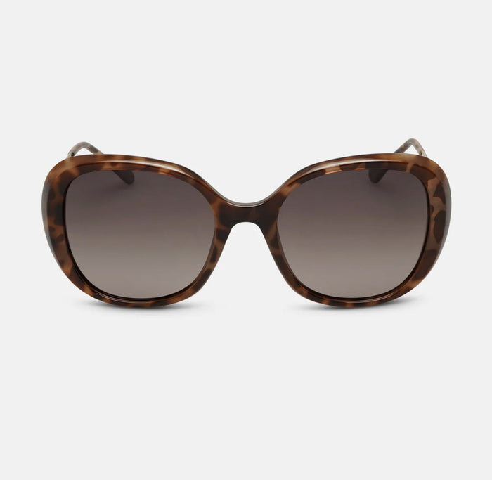 Locello Avery Round Polarised Tortoiseshell Sunglasses | Women's Sunglasses | Gretel Lane