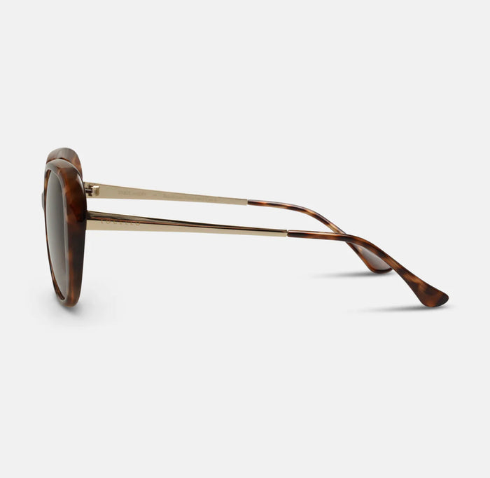 Locello Avery Round Polarised Tortoiseshell Sunglasses | Women's Sunglasses | Gretel Lane