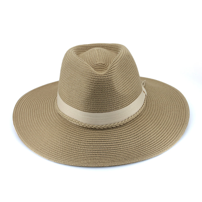 Tina M Bahama Wide Brim Fedora Latte | Women's Hats | Gretel Lane