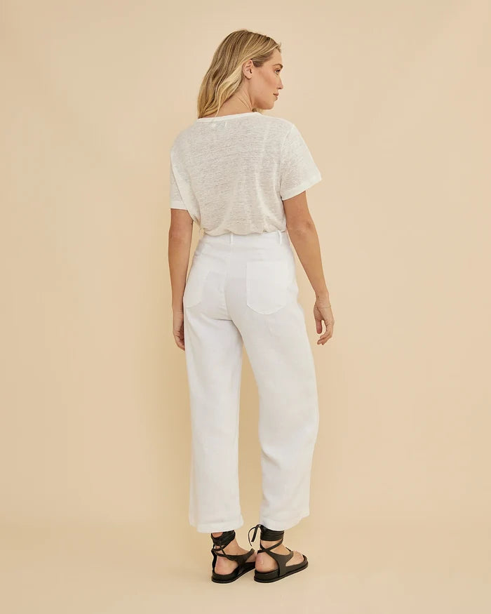 Barossa Linen Pant (White)