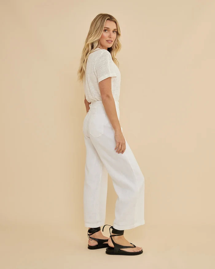 Barossa Linen Pant (White)