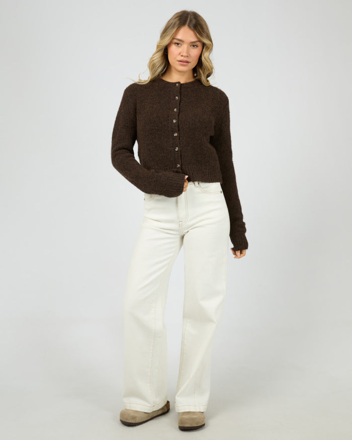 All About Eve women's  Brown Knit Bayside Cardigan | Gretel Lane