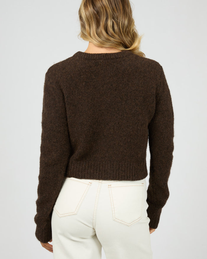 All About Eve women's  Brown Knit Bayside Cardigan | Gretel Lane