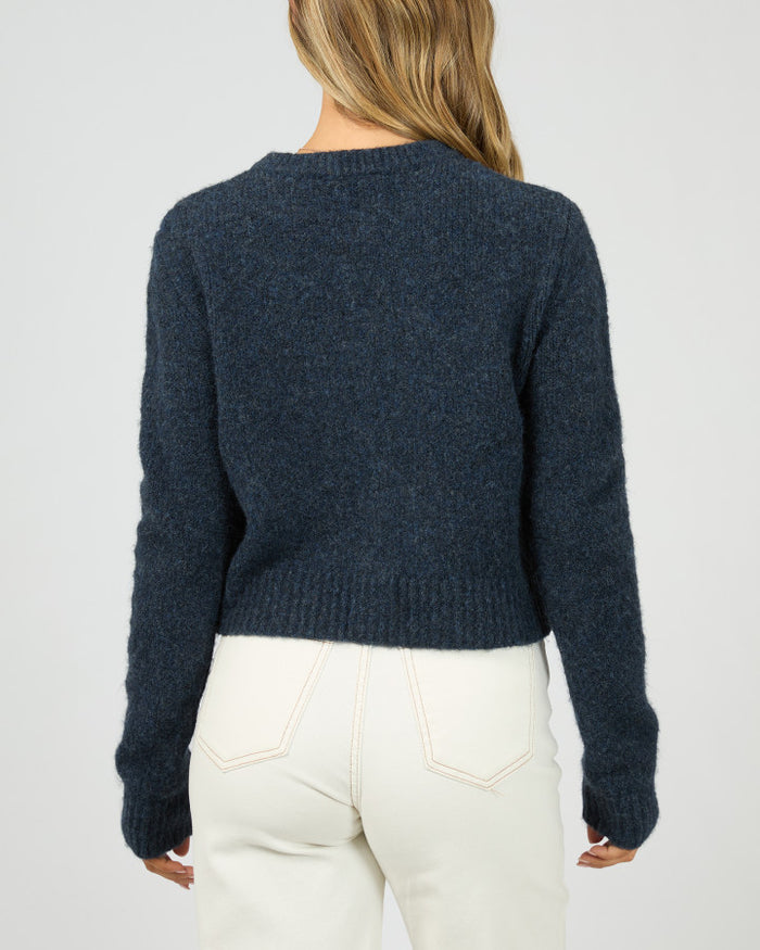 All About Eve Women's Navy Knit Bayside Cardigan | Gretel Lane