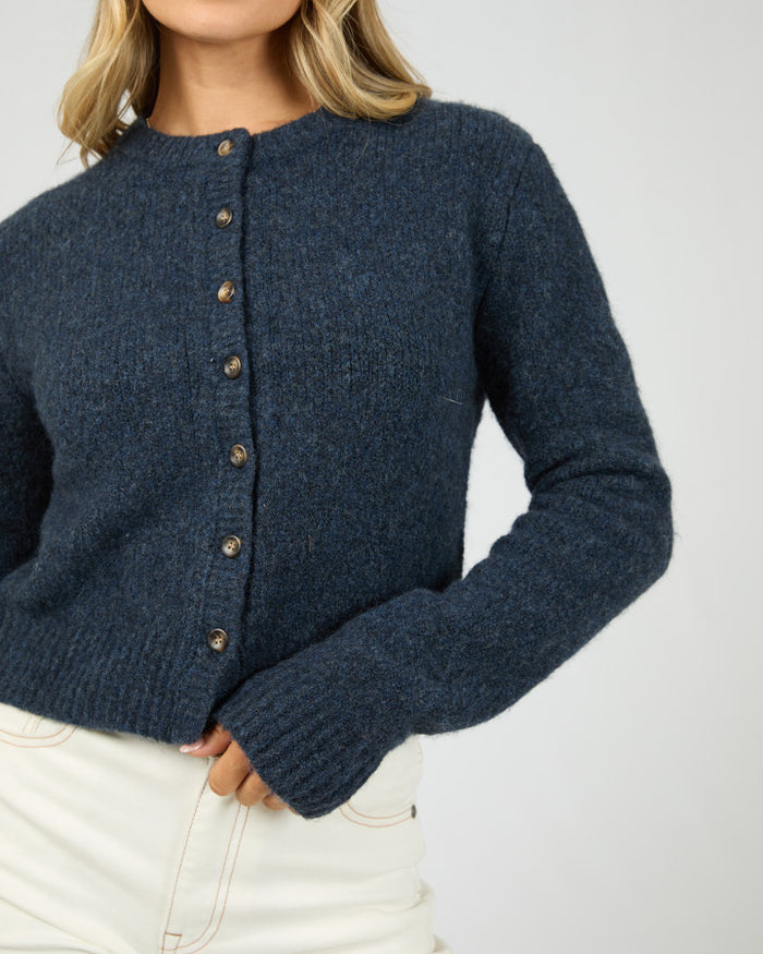 All About Eve Women's Navy Knit Bayside Cardigan | Gretel Lane
