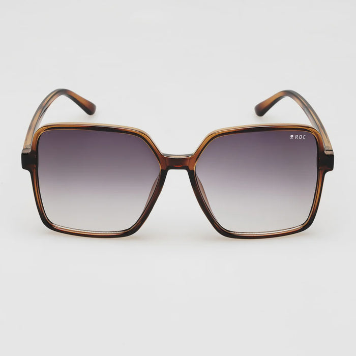 ROC Being Yours Large Square Sunglasses Tortoiseshell | Women's Eyewear | Gretel Lane