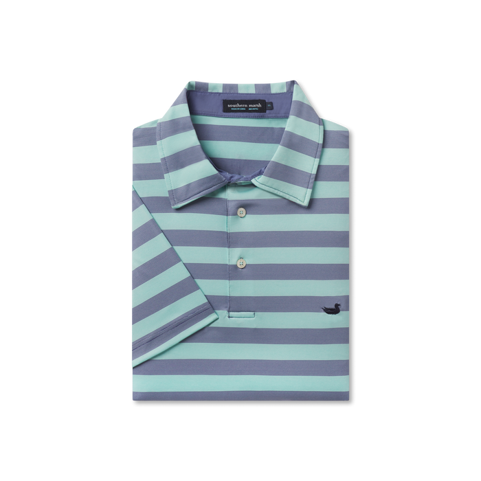 Slate and Mint Stripe