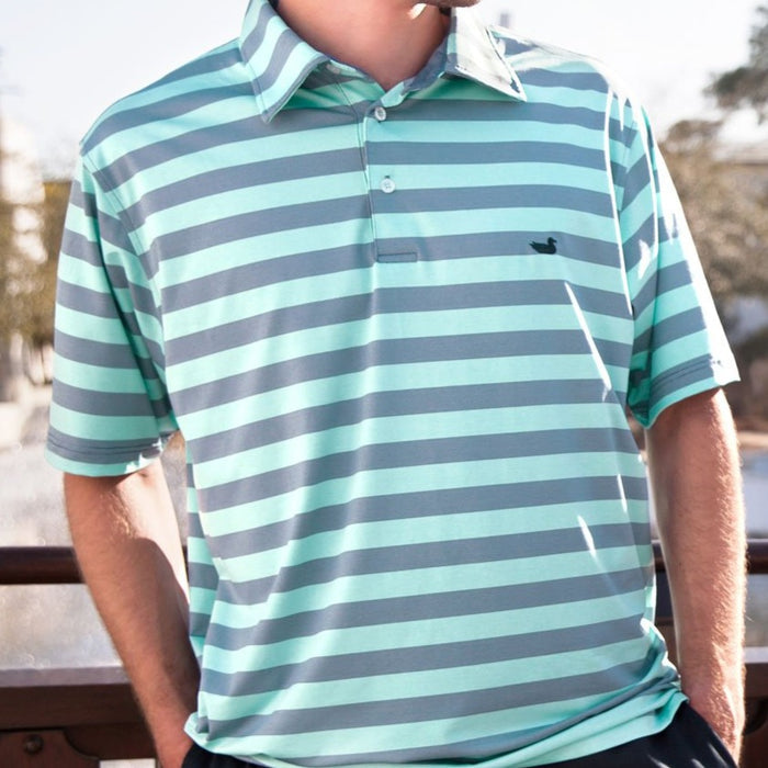 Slate and Mint Stripe | LS