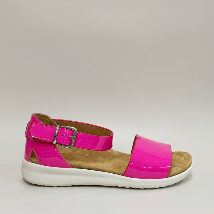 Beverly (Hot Pink Patent-White)