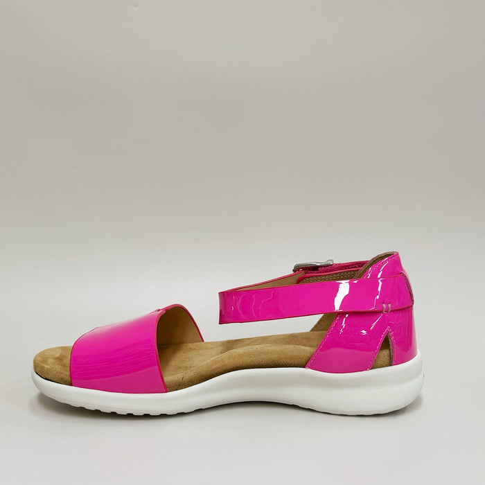 Beverly (Hot Pink Patent-White)