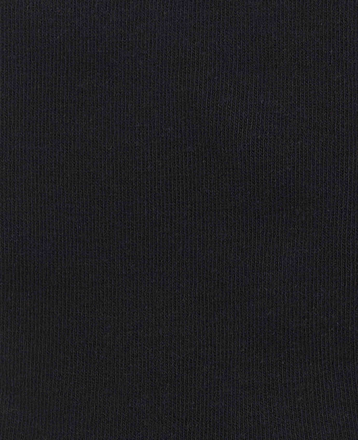 Men's Black Cotton Rich Socks Three Pack fabric detail