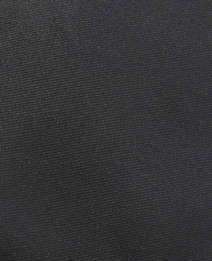 Men's Black Vegan Tie fabric detail