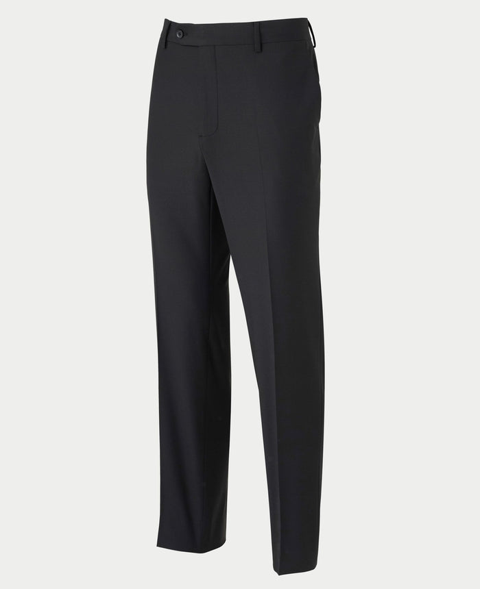 Men's Black Wool Blend Suit Trousers mannequin