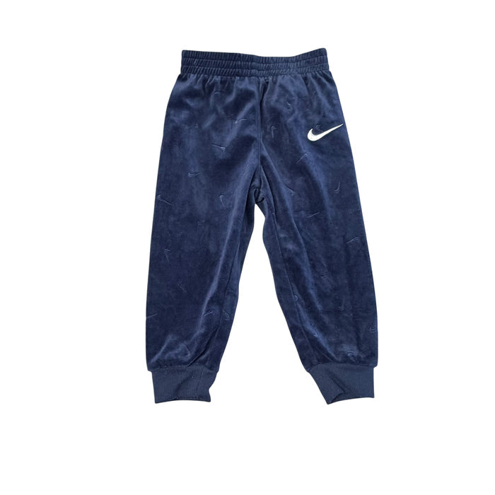 Nike |  Blue Velour Sweatpants | 18M