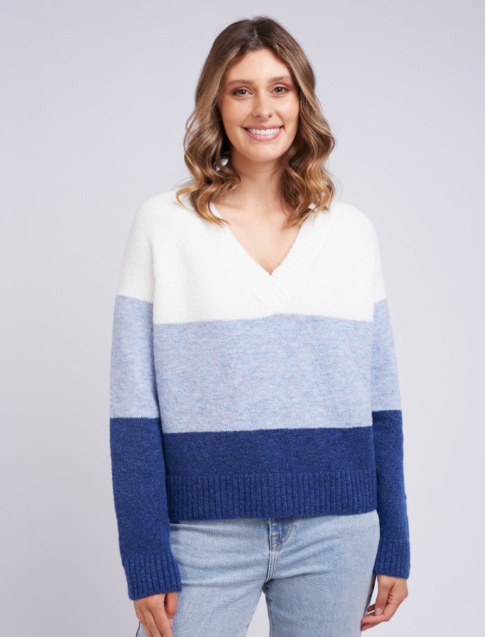 Bonnie V Neck Sweater Multi | Foxwood