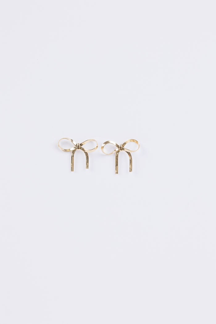 Bow Earrings (Gold)