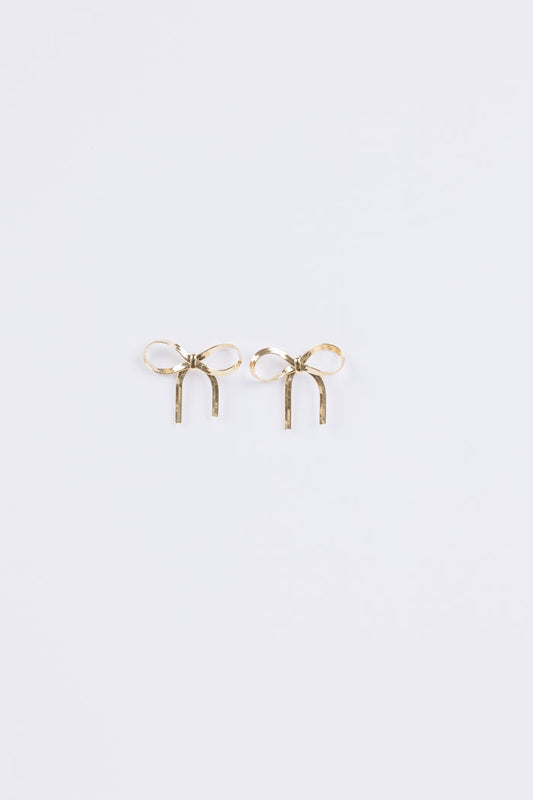 Bow Earrings (Gold)