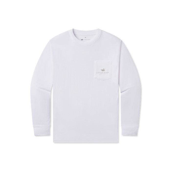 White | Branding Tee | Crest