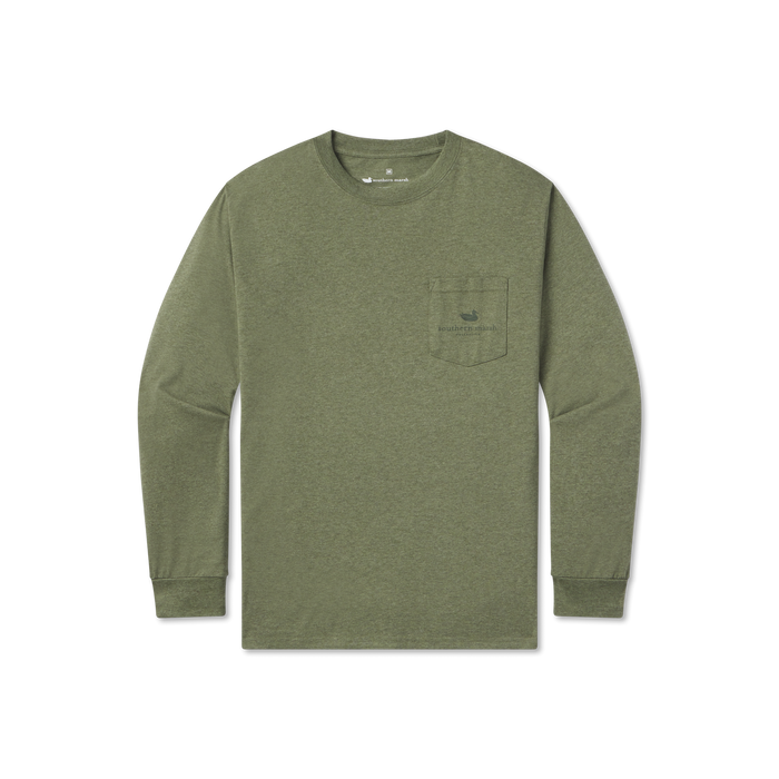 Washed Dark Green | Branding Tee | Crest