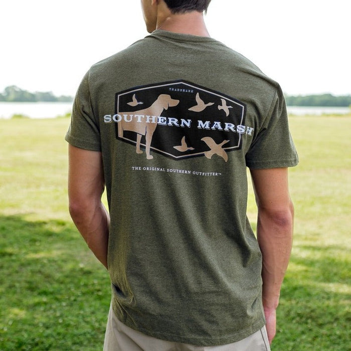 Washed Dark Green Heather / Small
