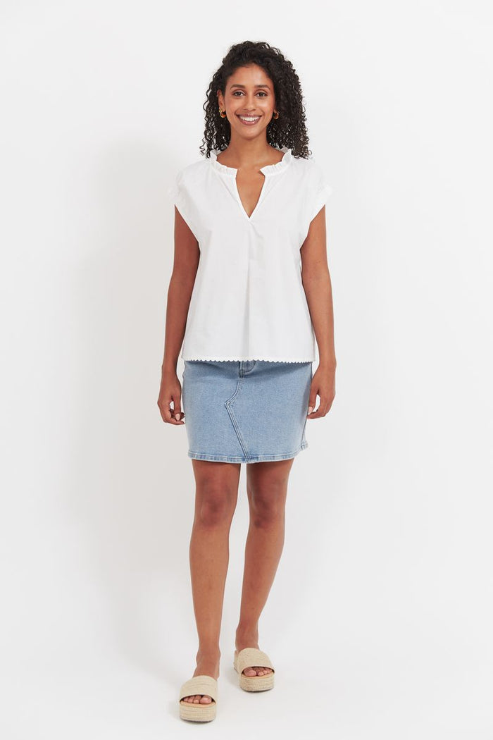 Brasilia Top (White)