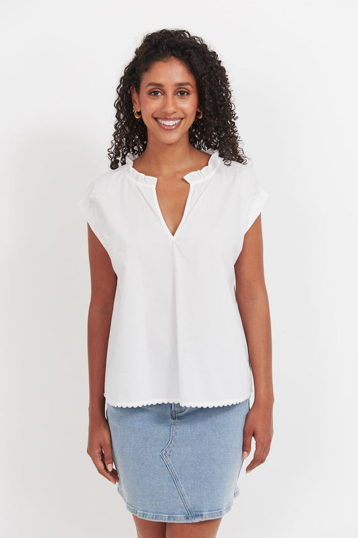 Brasilia Top (White)