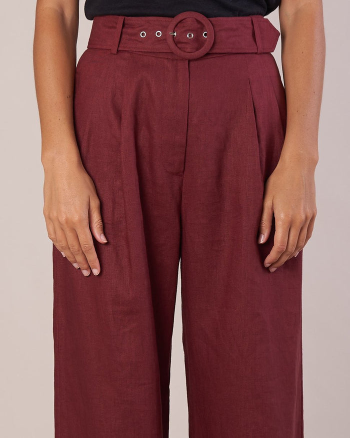 Amelius Wide-leg linen trousers