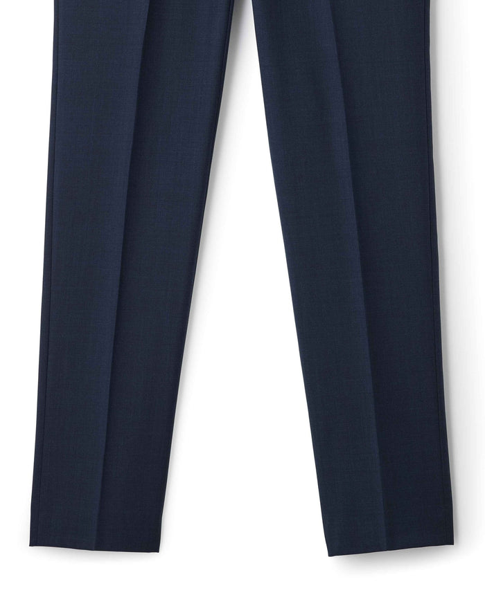 Bright Navy Wool Blend Tailored Suit Trousers