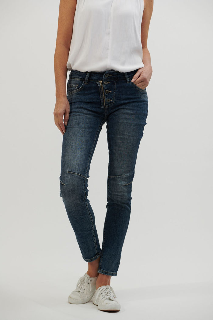 Button Fly Denim Classic Jeans | Italian Star