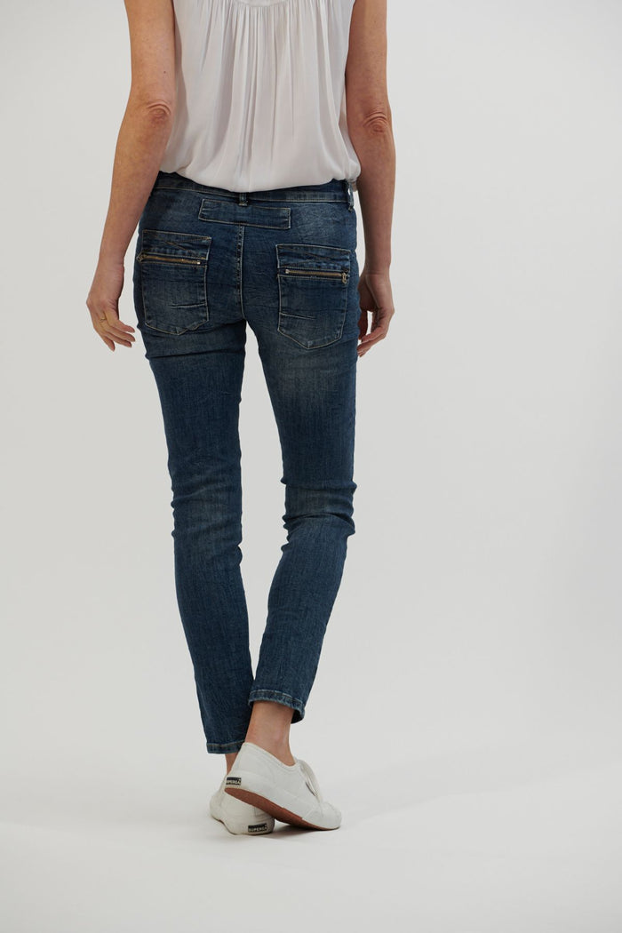 Cotton stretch denim skinny jean | Italian Star