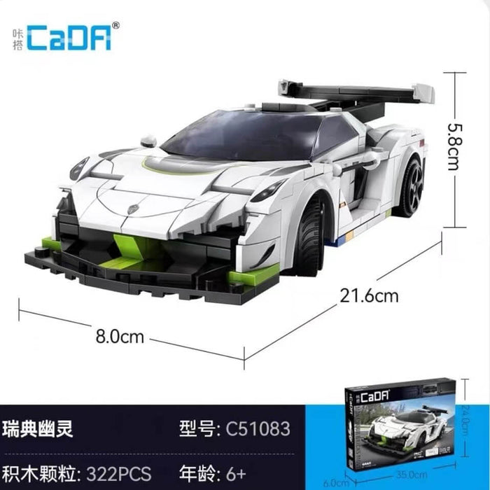 CADA C51083 Fantasma Race Car Koenigsegg Agera RC