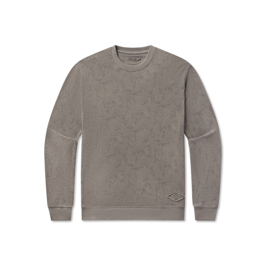 Dark Gray Waterfowl Print
