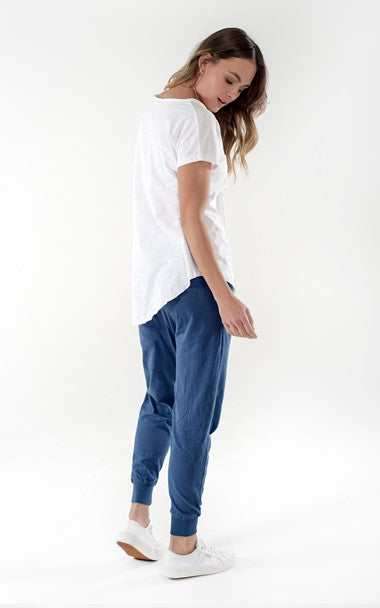 Camilla Women's Casual Drawstring Pants - Indigo