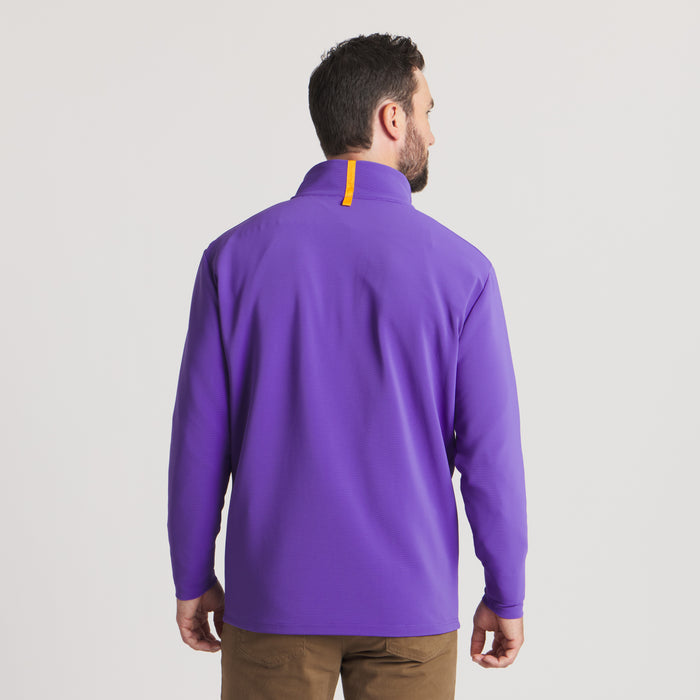 Purple With Yellow | On Model Back