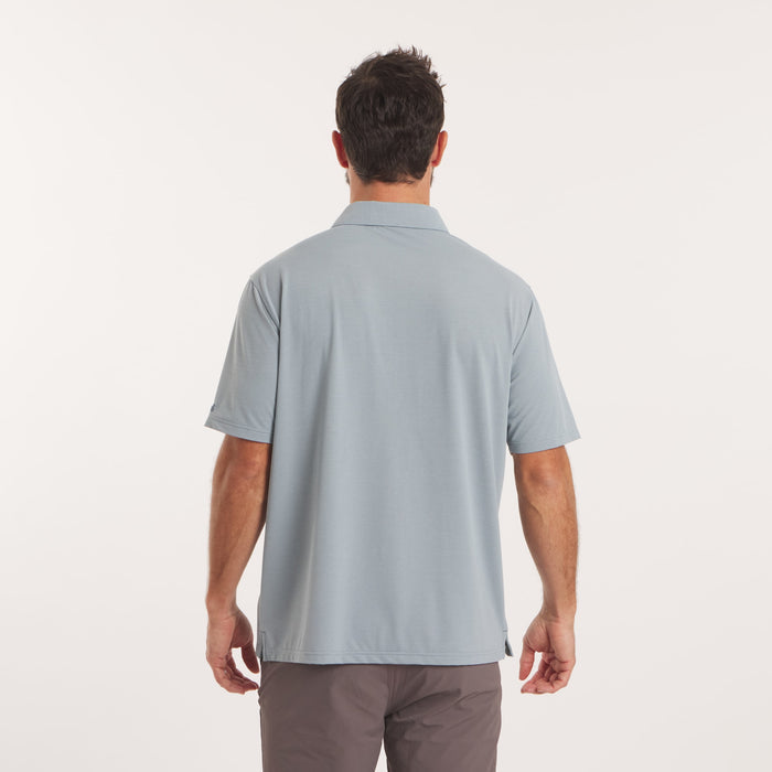 Mist Blue Mesh | On Model | Back