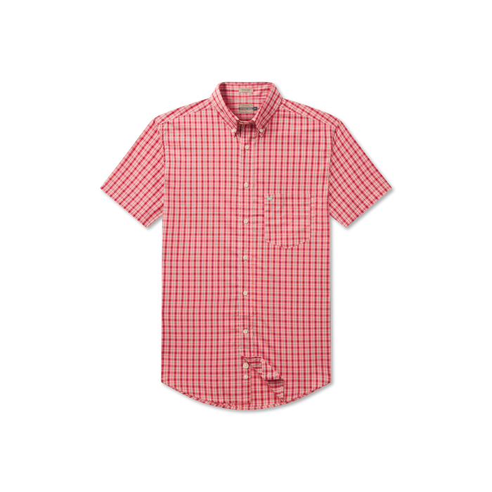 Washed Red and Mint Plaid | Front