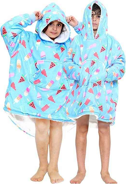 Children's Printed Hoodie Blanket