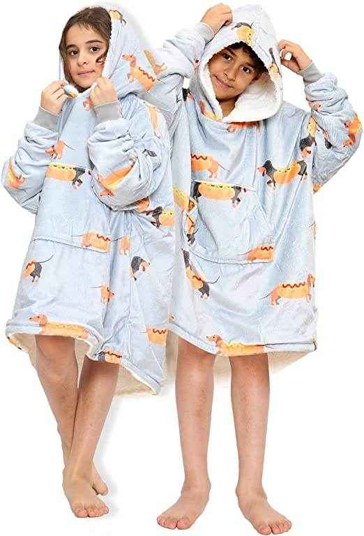 Children's Printed Hoodie Blanket