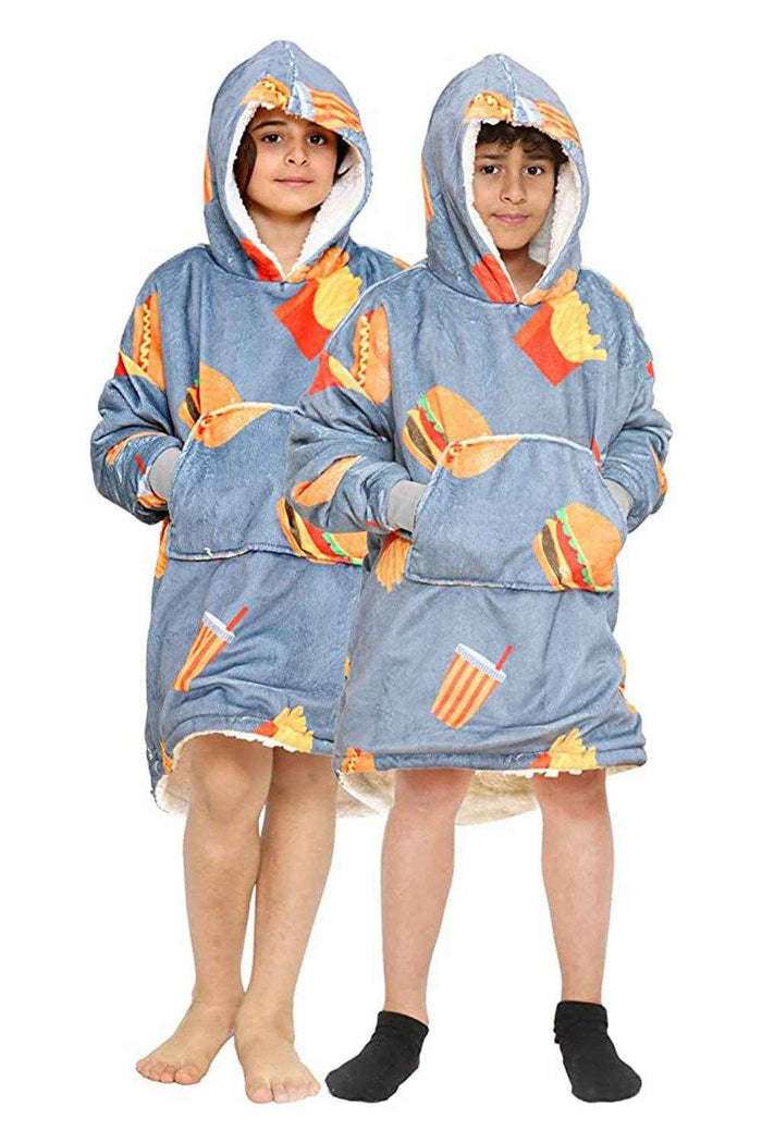 Children's Printed Hoodie Blanket
