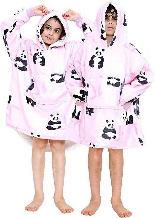 Children's Printed Hoodie Blanket