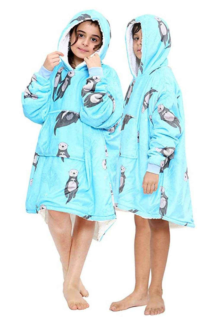 Children's Printed Hoodie Blanket