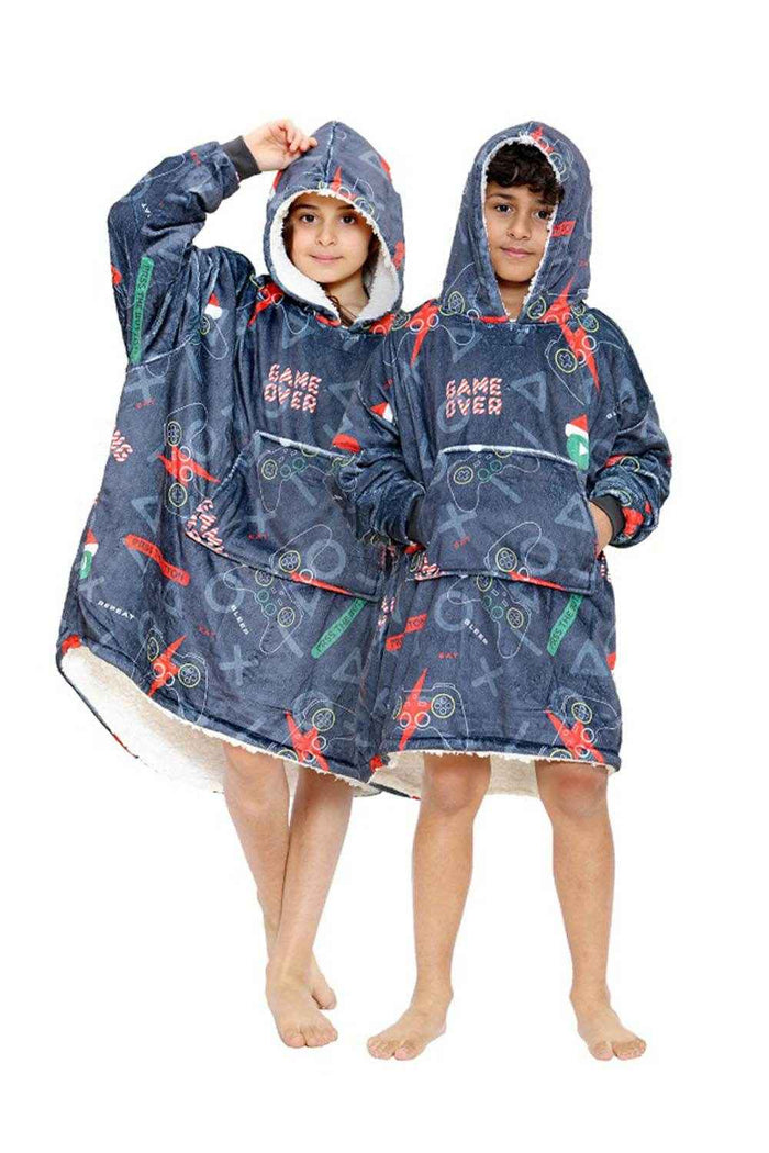 Children's Printed Hoodie Blanket