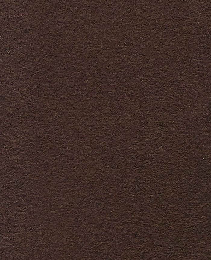 Men's Chocolate Brown Suede Belt fabric detail