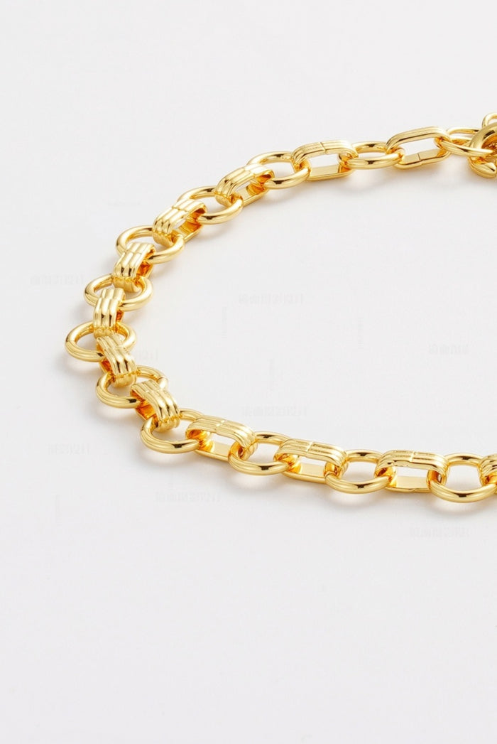 Zafino Gold Chain Link Women's Clara Bracelet | Gretel Lane