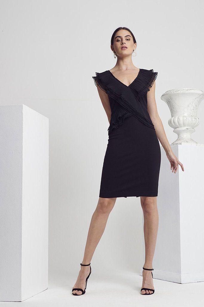 women’s black cocktail dress | Shilla