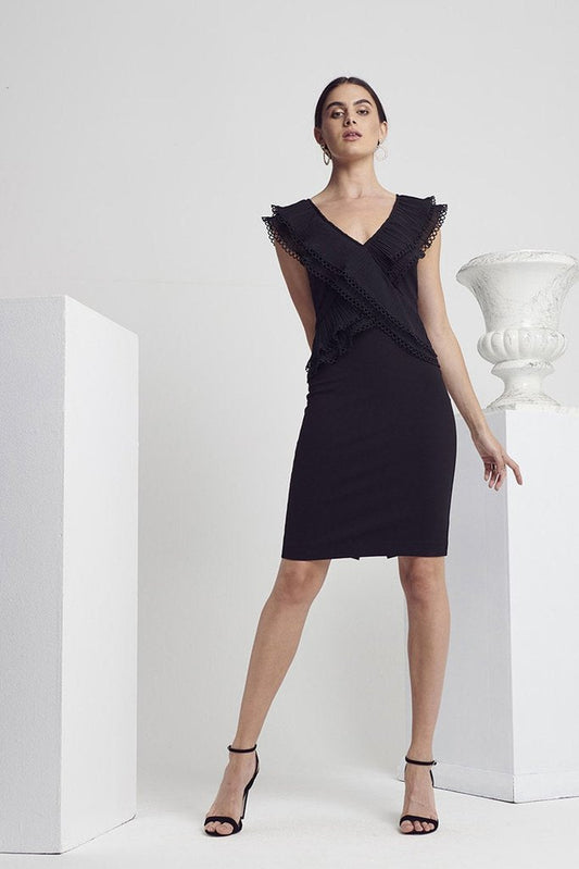 women’s black cocktail dress | Shilla