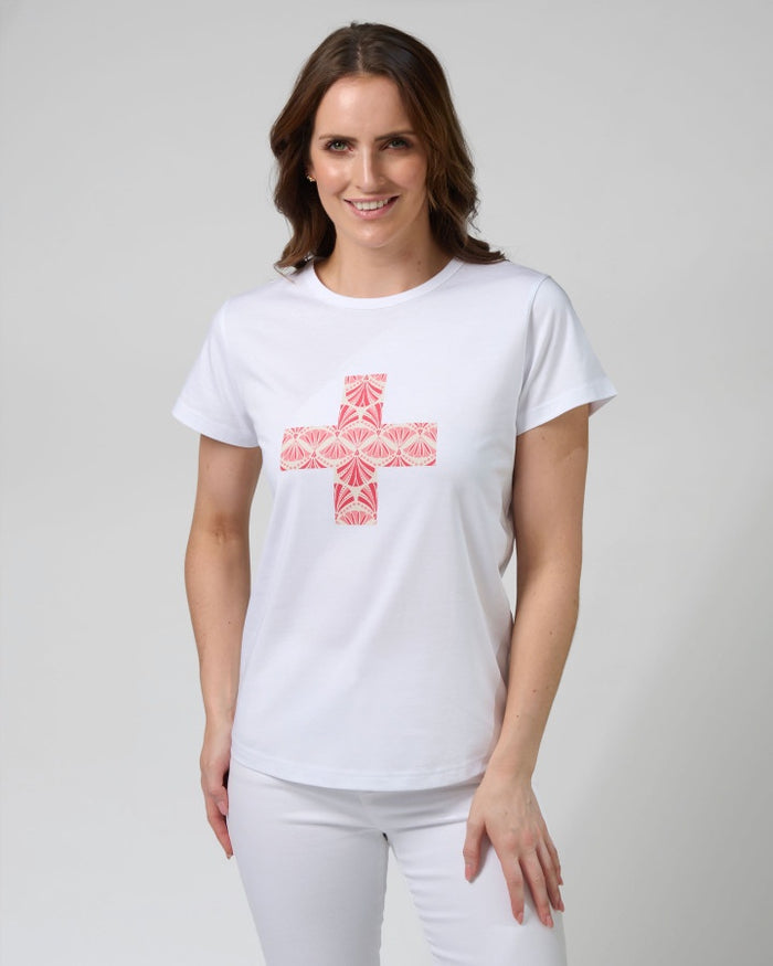 Classic Tee (White Strawberry Scoop)