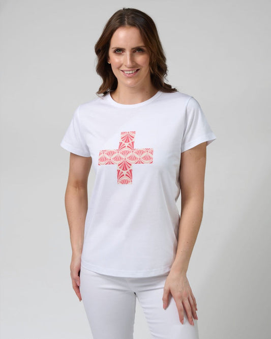 Classic Tee (White Strawberry Scoop)