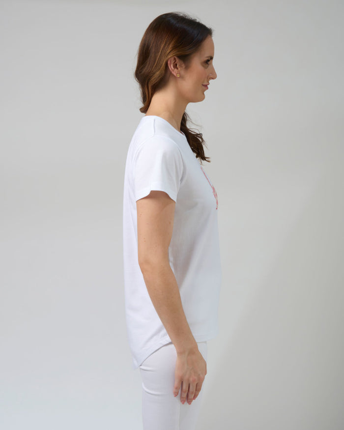 Classic Tee (White Strawberry Scoop)