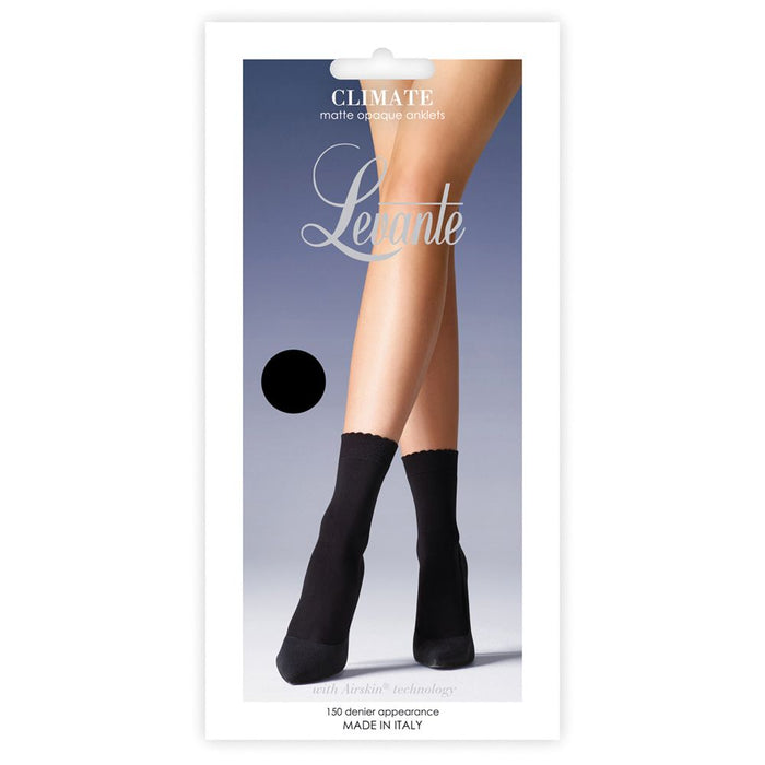 LEVANTE Climate Anklet |  matte opaque Anklets - Nero Black